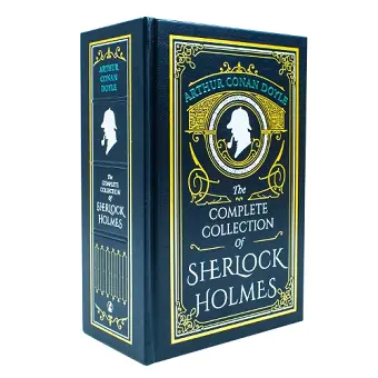 Arthur Conan Doyle The Complete Collection of Sherlock Holmes Deluxe Leather Bound Classic cover