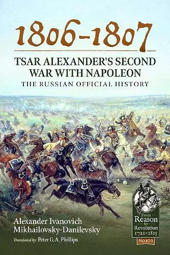 1806-1807 - Tsar Alexander's Second War with Napoleon cover