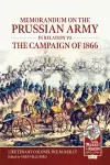 Memorandum on the Prussian Army in Relation to the Campaign of 1866 cover