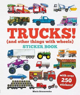 Trucks! Sticker Book cover