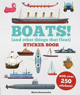 Boats! Sticker Book cover