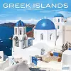 Greek Islands Calendar 2025 Square Travel Wall Calendar - 16 Month cover