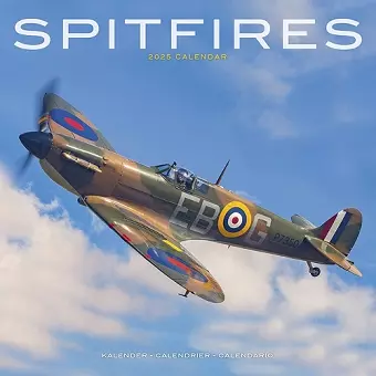 Spitfires Calendar 2025 Square Plane Wall Calendar - 16 Month cover