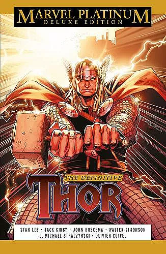 Marvel Platinum Deluxe Edition: The Definitive Thor cover