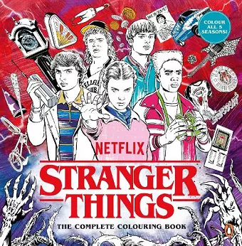 Stranger Things: The Complete Colouring Book cover