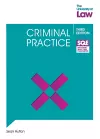 SQE - Criminal Practice 3e cover