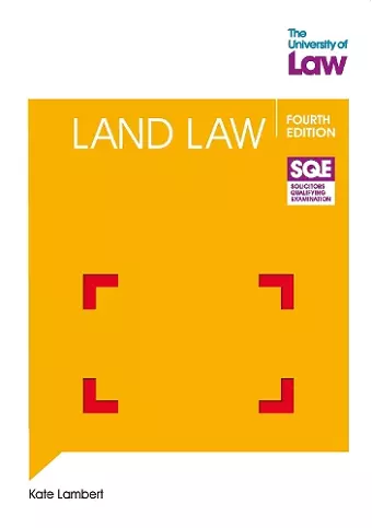 SQE - Land Law 4e cover