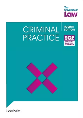 SQE - Criminal Practice 4e cover