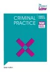 SQE - Criminal Practice 4e cover