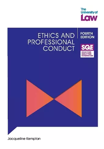 SQE - Ethics and Professional Conduct 4e cover