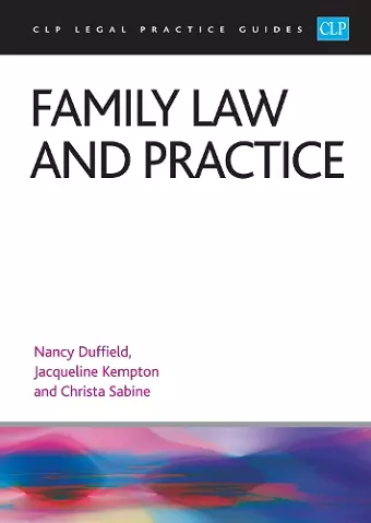 Family Law and Practice 2025 cover