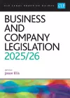 Business and Company Legislation 2025/26 cover
