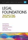 Legal Foundations 2025/26 cover