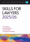 Skills for Lawyers 2025/26 cover