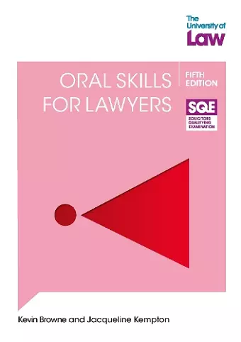 SQE2 Oral Skills for Lawyers 5e cover