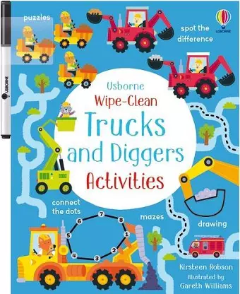 Wipe-Clean Trucks and Diggers Activities cover