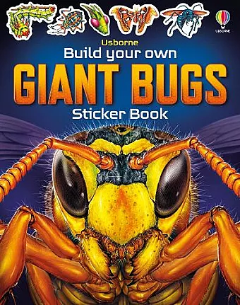 Build Your own Giant Bugs Sticker Book cover