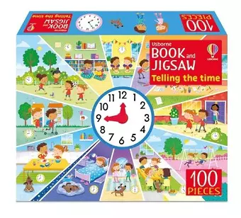 Usborne Book and Jigsaw Telling the Time cover