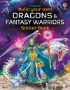 Build Your Own Dragons and Fantasy Warriors Sticker Book cover
