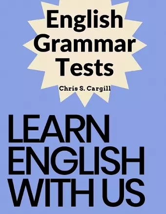 English Grammar Tests cover