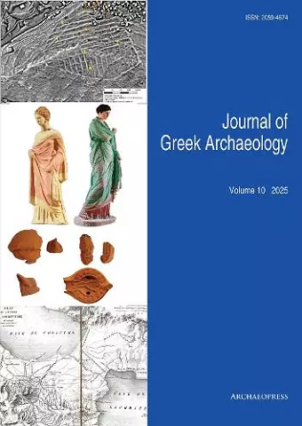 Journal of Greek Archaeology Volume 10 2025 cover