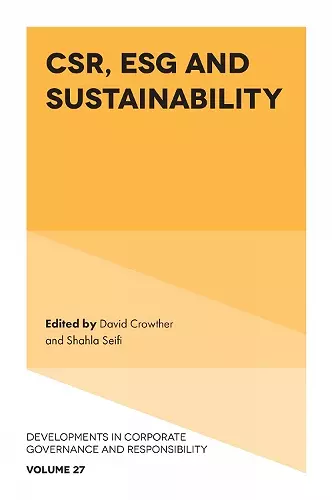 CSR, ESG and Sustainability cover