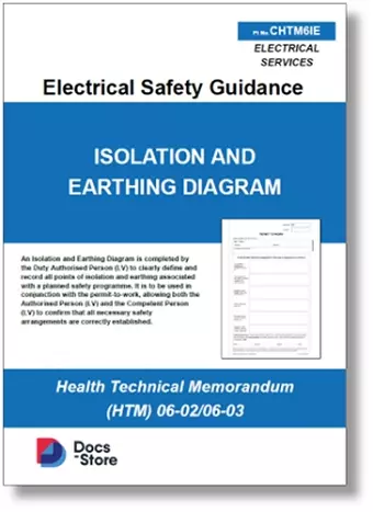 Isolation and Earthing Diagram cover