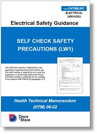 LW1 - Self-Check Safety Precautions cover