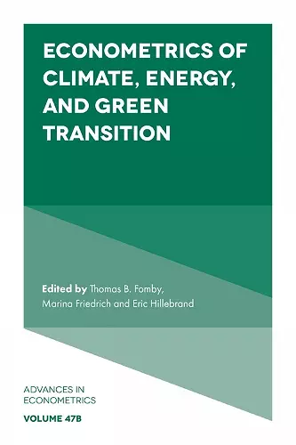 Econometrics of Climate, Energy, and Green Transition cover