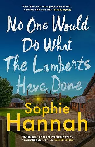 No One Would Do What The Lamberts Have Done cover
