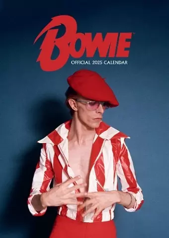 Official David Bowie A3 Calendar 2025 cover