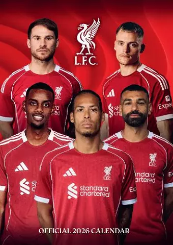 LIVERPOOL FC 2026 A3 CALENDAR cover