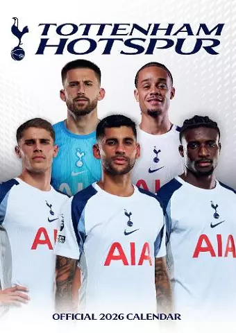TOTTENHAM HOTSPUR FC MEN'S 2026 A3 CALENDAR cover