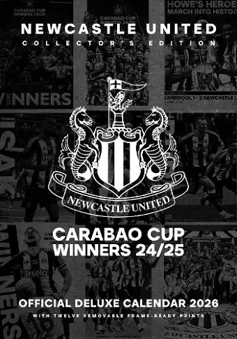 NEWCASTLE UNITED FC 2026 A3 DELUXE CALENDAR cover