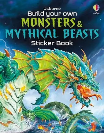 Build Your Own Monsters and Mythical Beasts Sticker Book cover