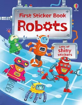 First Sticker Book Robots cover