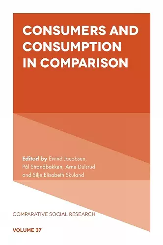 Consumers and Consumption in Comparison cover