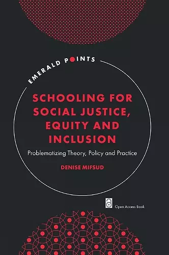 Schooling for Social Justice, Equity and Inclusion cover