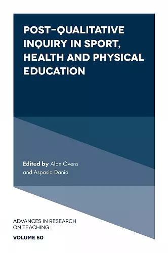Post-Qualitative Inquiry in Sport, Health and Physical Education cover