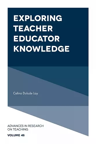 Exploring Teacher Educator Knowledge cover