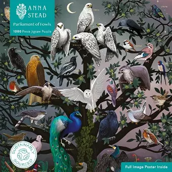 Adult Sustainable Jigsaw Puzzle Anna Stead: Parliament of Fowls cover