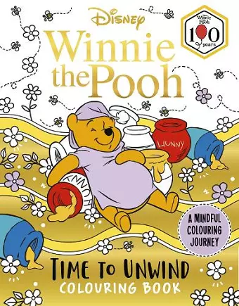 Disney Winnie the Pooh – Time to Unwind Colouring Book cover