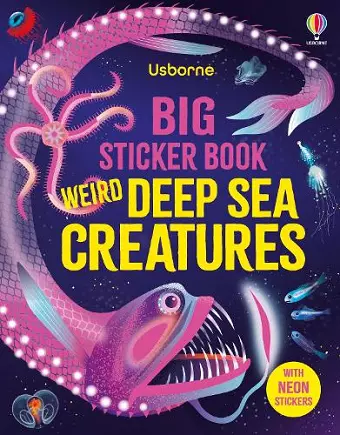 Big Sticker Book Weird Deep Sea Creatures cover