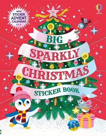 Big Sparkly Christmas Sticker Book cover