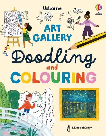 Art Gallery Doodling and Colouring cover