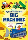 My First Sticker Book Big Machines cover