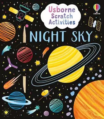Usborne Scratch Activities Night Sky cover