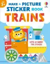 Make a Picture Sticker Book Trains cover
