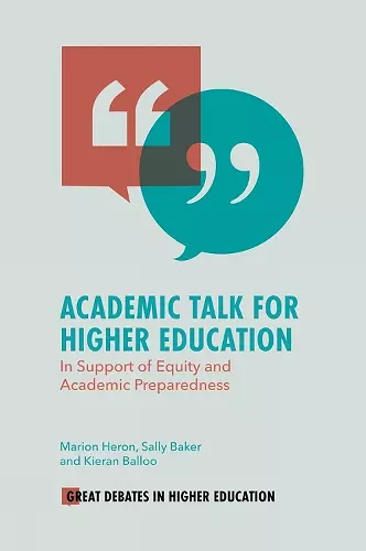 Academic Talk for Higher Education cover