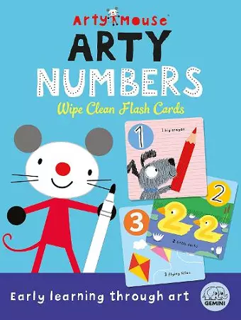 Arty Mouse Arty Numbers Wipe Clean Flash Cards cover